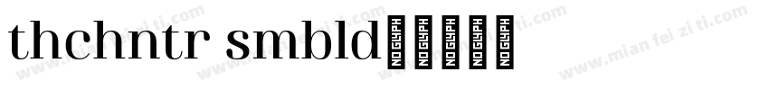 athachantr semibold字体转换